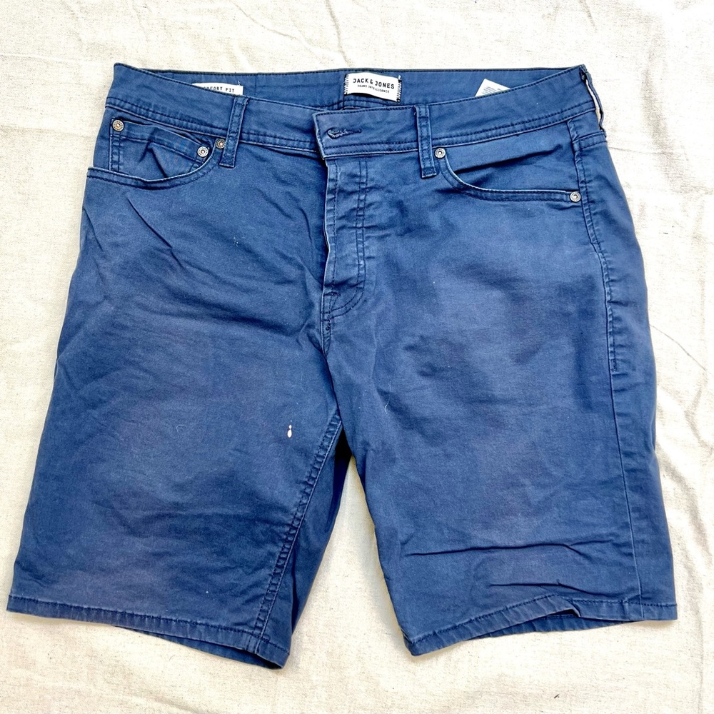 💥Jack and Jones💥 Blue Comfort Fit Shorts size M